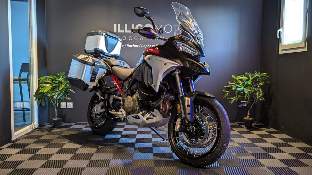 Ducati Multistrada V4 Rally Full d’occasion vendue par IllicoMotos à Trelins (42) – moto aventure haut de gamme, révisée et prête à rouler