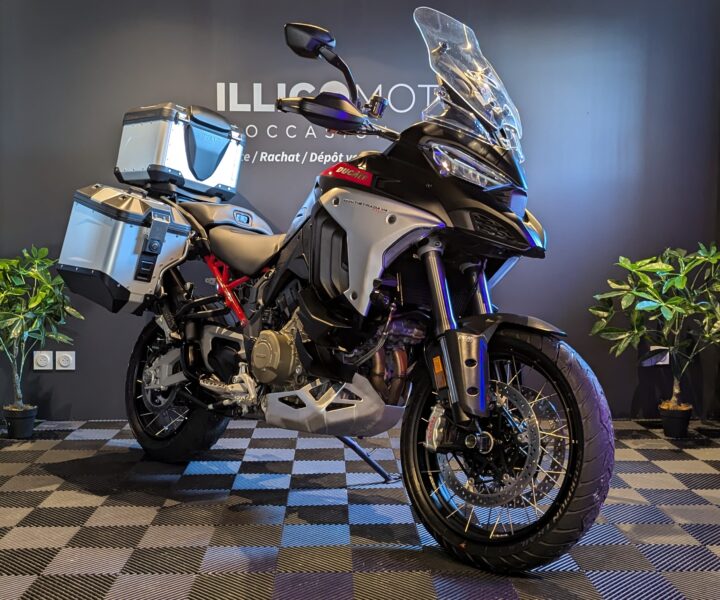 Ducati Multistrada V4 Rally Full d’occasion vendue par IllicoMotos à Trelins (42) – moto aventure haut de gamme, révisée et prête à rouler