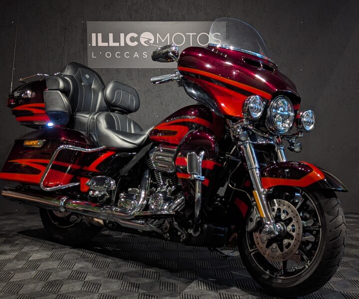 Harley Davidson Electra Glide CVO d’occasion vendue par IllicoMotos à Trelins (42) – moto touring custom, révisée et prête à rouler